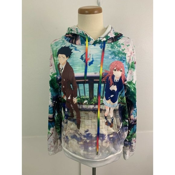 Tops - A Silent Voice Nishimiya Shoko Shouko Shoya Ishida Koe no Katachi Hoodie L